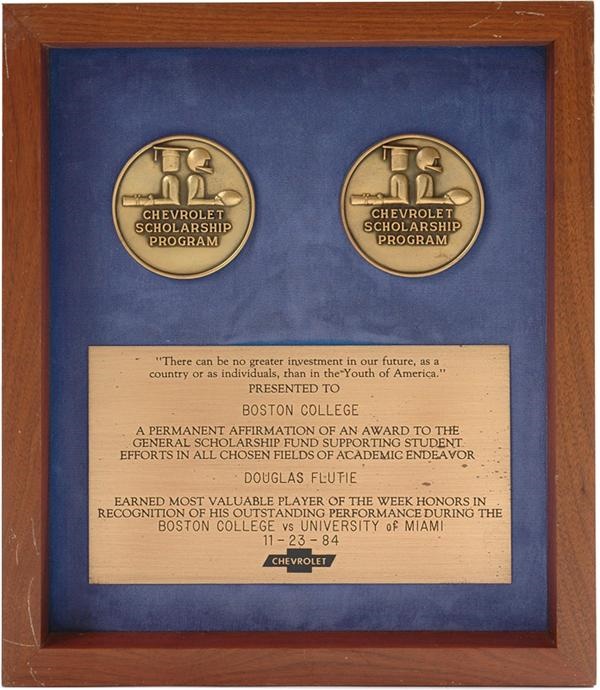 Football - 1984 Doug Flutie Boston College MVP Award