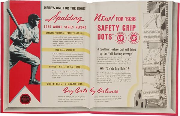 Babe Ruth - 1936 Babe Ruth Spalding Bat Advertising Display