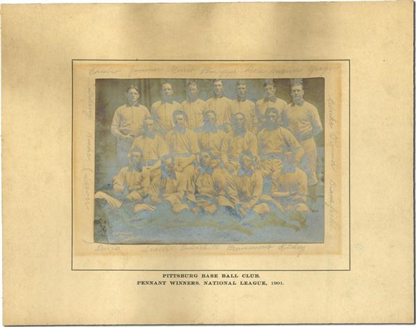 - 1901 Pittsburgh Pirates Team Photo