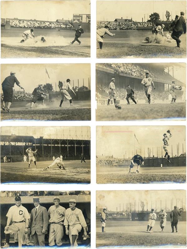 Ernie Davis - 1911 Real Photo Postcards Taken At League Park, Some From Addie Joss Day