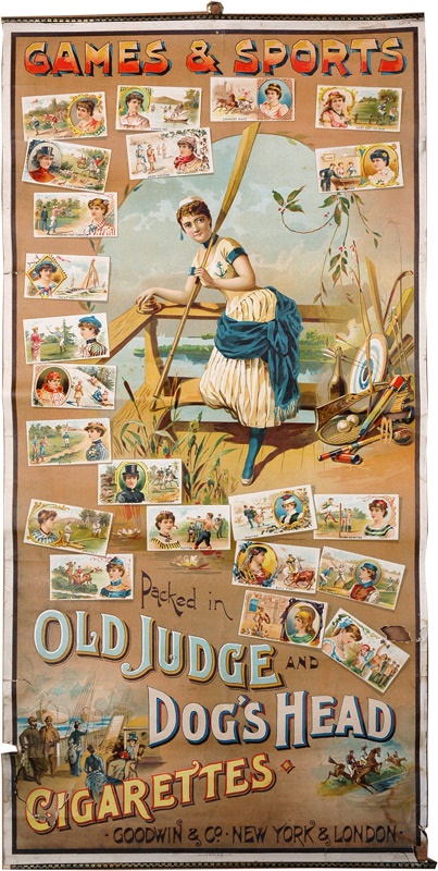 Historical Cards - Old Judge and Dog's Head Poster