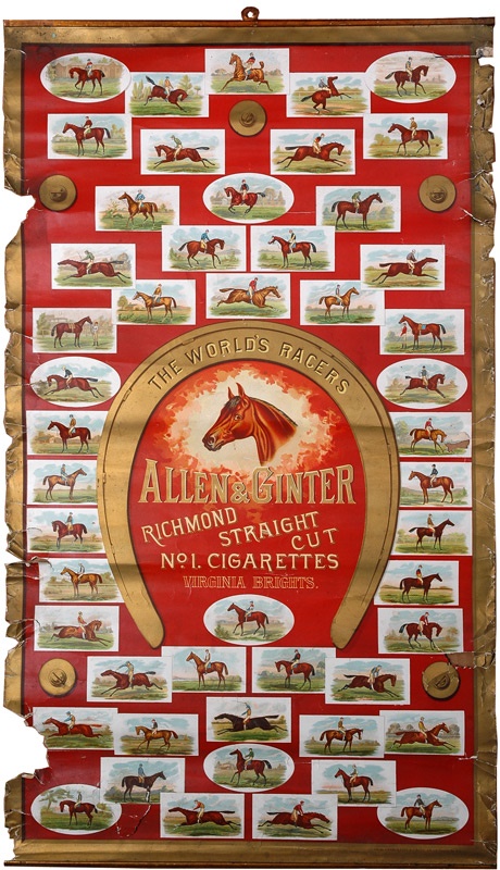 Historical Cards - Allen & Ginter Horse Racing Poster