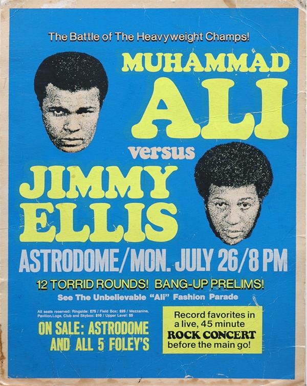 - Muhammad Ali vs. Jimmy Ellie On-Site Fight Poster