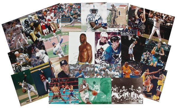 Baseball Autographs - Humongous Sports Signed Photo Collection (700)
