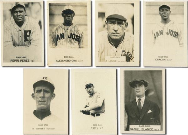Negro League and Latin Cards - 1926-27 Cigarro Aquilitas Set (33)