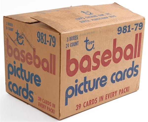 - 1979 Topps Baseball Three-Box Rack Case