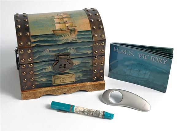 Napoleonica Historicana Collection - Lord Nelson HMS Victory Limited Edition Pen with a Piece of its Hull