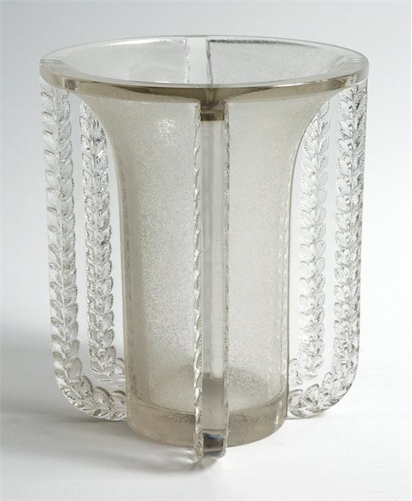 Fine Art - 1936 Lalique High Art Deco Vase (10” tall)