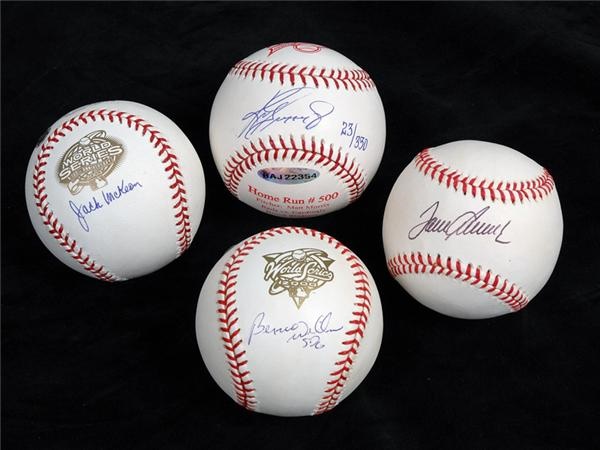 Signed Baseballs Collection with UDA (73)