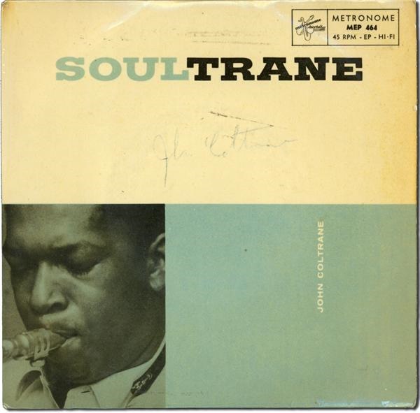 Jazz - John Coltrane Signed "Soultrane" EP