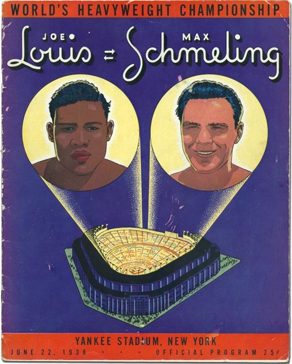 Muhammad Ali & Boxing - 1938 Louis-Schmeling Yankee Stadium Fight Program