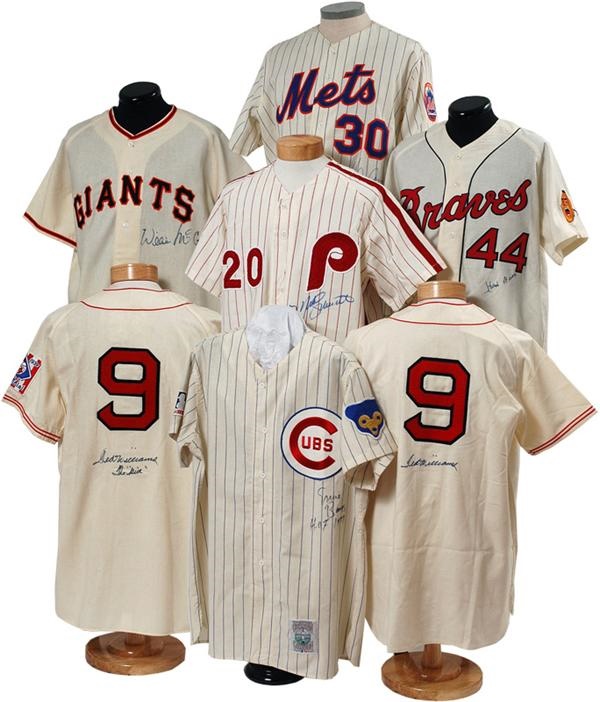 Signed Baseball Jerseys Collection With Ted Williams (7)