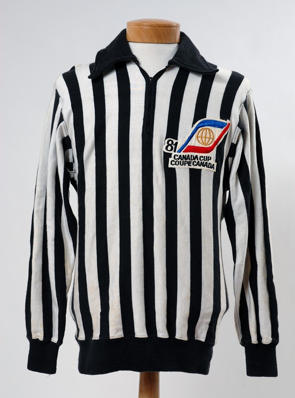 Hockey Sweaters - 1981 Canada Cup Leon Stickle Game Worn Linesman's Jersey