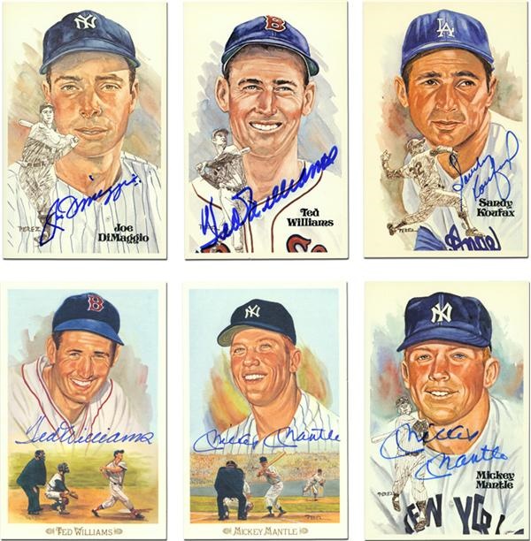 Baseball Autographs - Huge Perez Steel Baseball Signed Collection