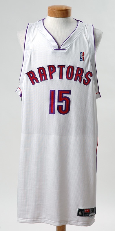 2003-04 Vince Carter Raptors Game Worn Jersey