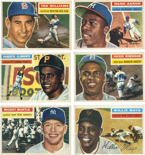 Post War Baseball Cards - 1956 Topps Baseball Complet Set
