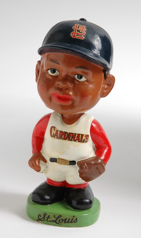 Ernie Davis - St. Louis Cardinals Black Face Bobbing Head Doll