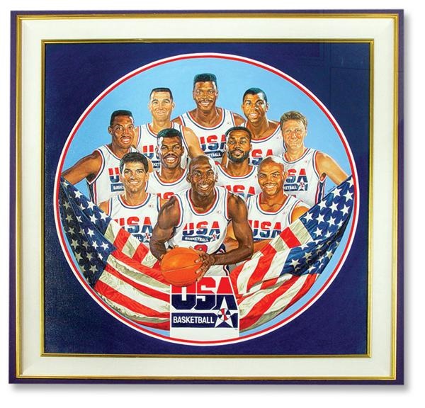 Basketball - Dream Team I Original Artwork (43x43”)