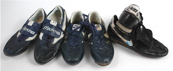 June 2005 Internet Auction - Collection of Ruben Sierra, Wade Boggs, Darryl Strawberry Game Used Cleats