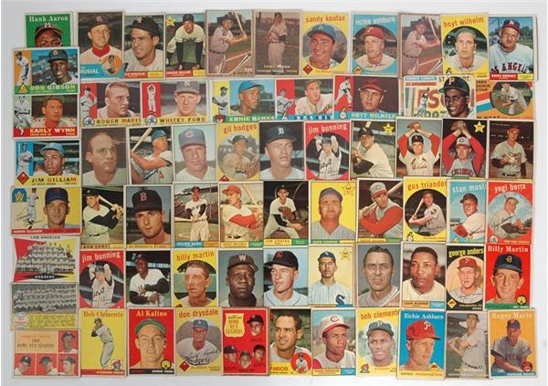 June 2005 Internet Auction - 1950s-60s Topps Baseball Card Collection