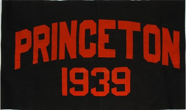 June 2005 Internet Auction - 1939 Princeton Banner from the Year JFK Enrolled