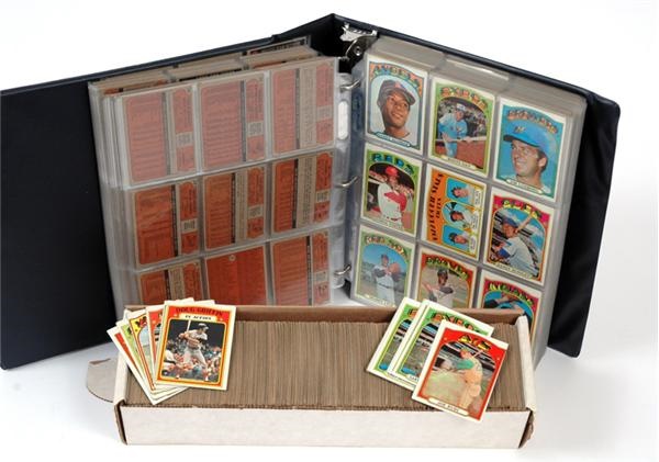 June 2005 Internet Auction - 1972 Topps Near Complete Set (plus 800 additional cards)