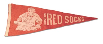 - Circa 1915 Boston "Red Socks" Pennant (28")