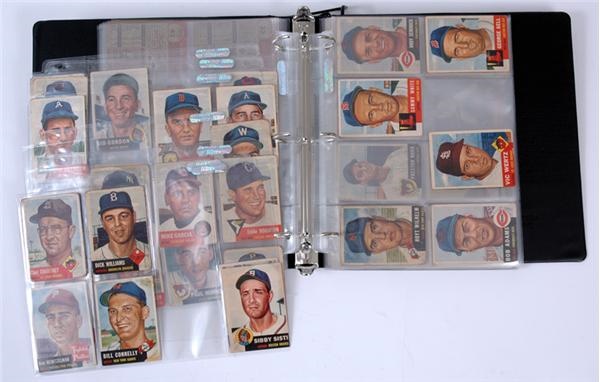 June 2005 Internet Auction - 1953 Topps Baseball Lot (100+)