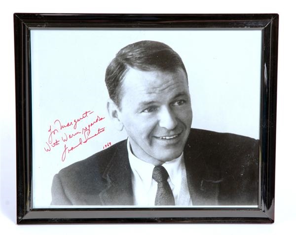 June 2005 Internet Auction - 1969 Frank Sinatra Autographed 8" x 10"