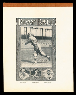 Babe Ruth - Babe Ruth Play Ball Notepad