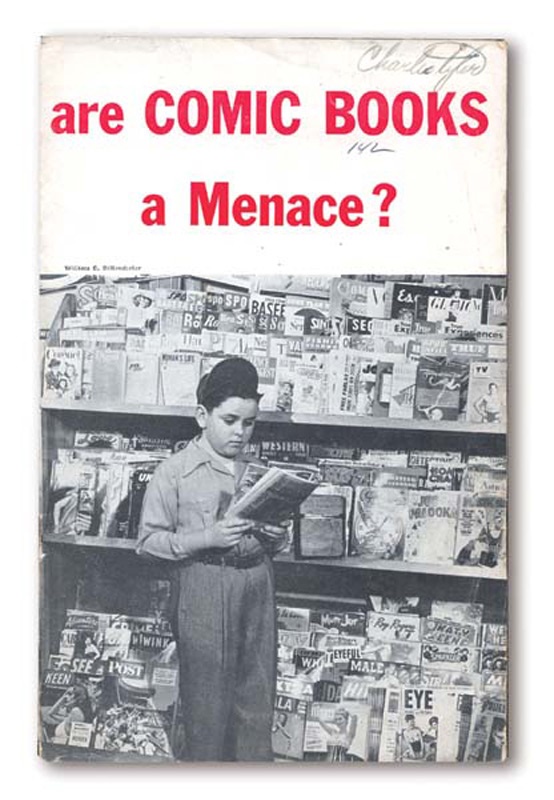 Rock And Pop Culture - 1950's "Are Comic Books a Menace" Pamphlet
