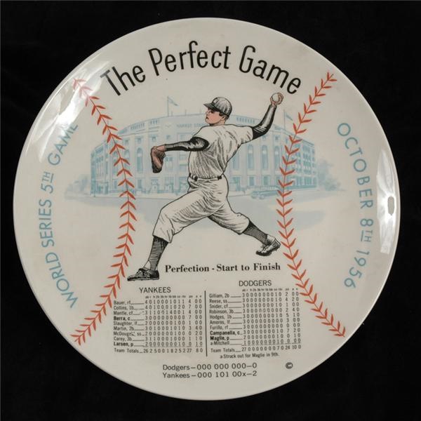 All Sports - Don Larsen Perfect Game Plate