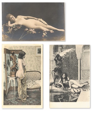 Erotica - French Turn of the Century Erotic Postcard Book