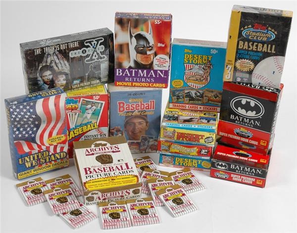 - Large Unopened Wax Box Collection (29)