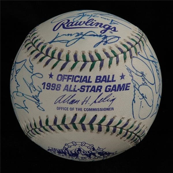 1998 NL AllStars Signed Baseball