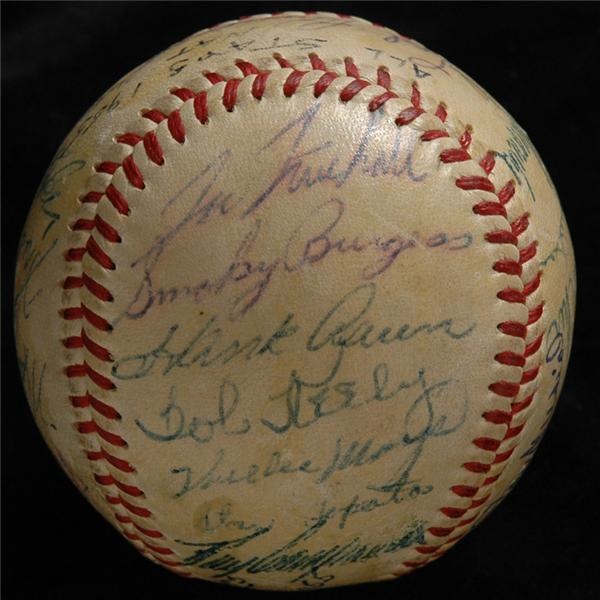 All Sports - 1955 NL All-Stars Signed Baseball