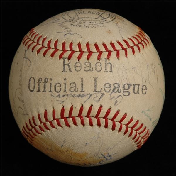 1941 NL All-Stars Signed Baseball