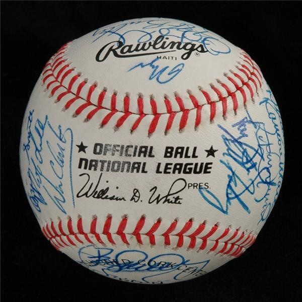 - 1990 NL All-Stars Signed Baseball
