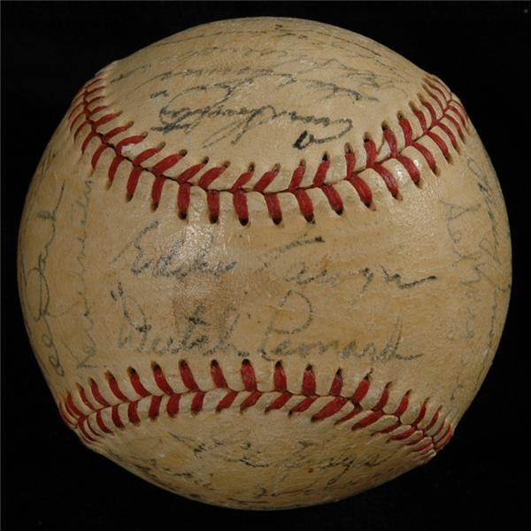 1951 NL All-Stars Signed Baseball