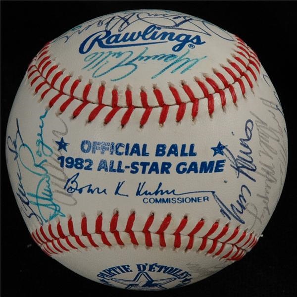 1982 NL All-Stars Signed Baseball