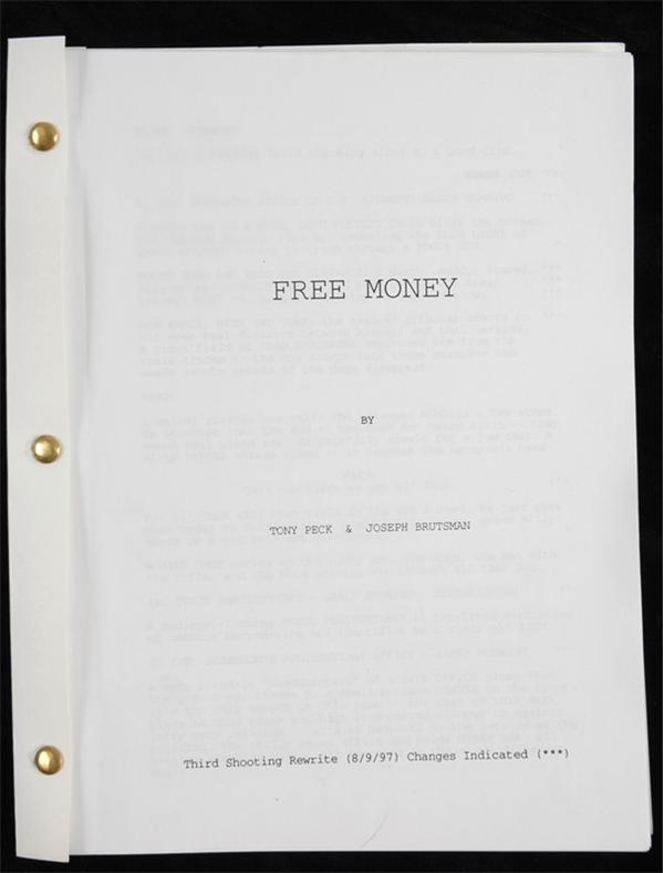 Rock And Pop Culture - Marlon Brando & Charlie Sheen Script from Charlie Sheen Collection