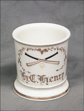 19th Century Baseball - 1880's Baseball Occupational Shaving Mug