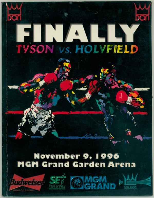 Tyson vs Holyfield Fight Program