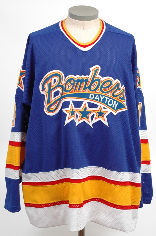 - Brian Renfrew 1995-96 Dayton Bombers (ECHL) Game Worn Jersey
