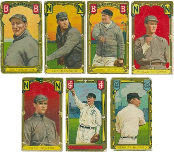 - Collection of (7) T205 Minor League Cards