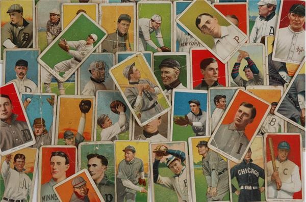 - Collection of (50) low grade T206 Cards