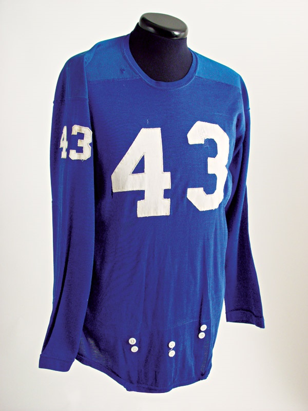 Football - Late 1950's Detroit Lions Game Worn #43 Jersey