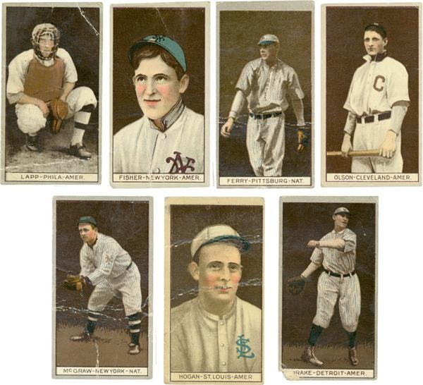 Vintage Cards - T207 Collection (7) with Rare Hogan Card