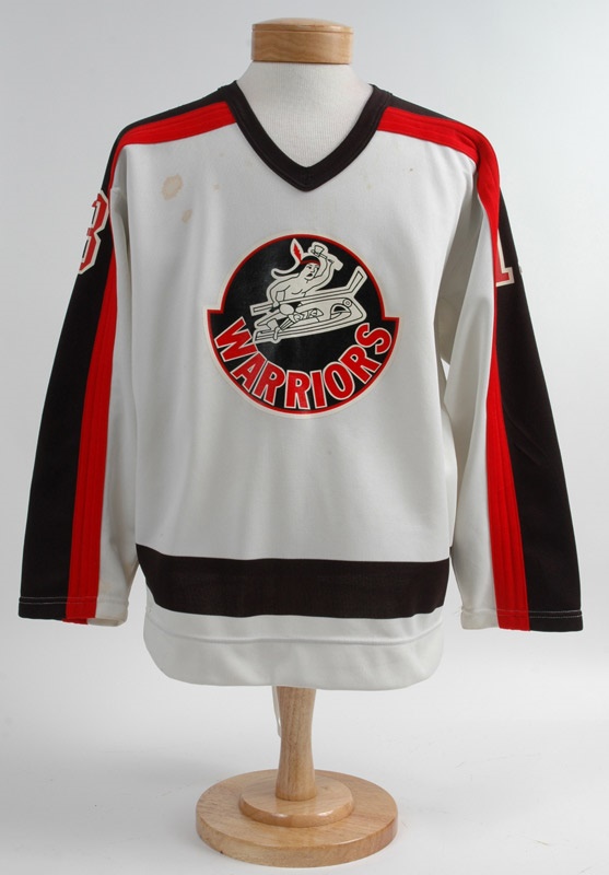 - 1980s Winnipeg Warriors (WHL) Game Worn Jersey