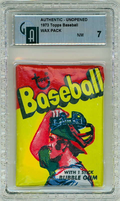 - 1973 Topps Baseball Wax Pack GAI 7